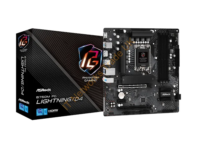 (90-MXBLY0-A0UAYZ) - Asrock B760M Pg Lightning/D4 Intel B760 Lga 1700 Micro Atx