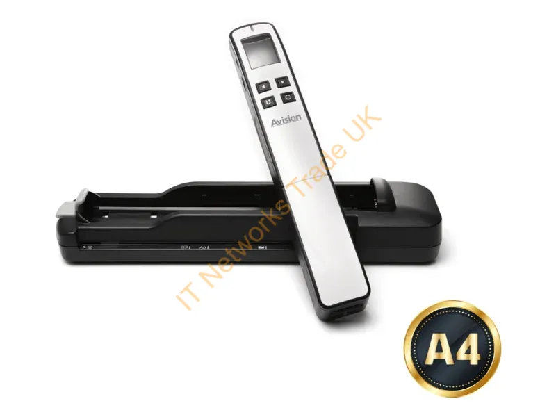 000-0783B-01G - Avision 000-0783B-01G scanner Handheld scanner 300 x 1200 DPI A4 Black
