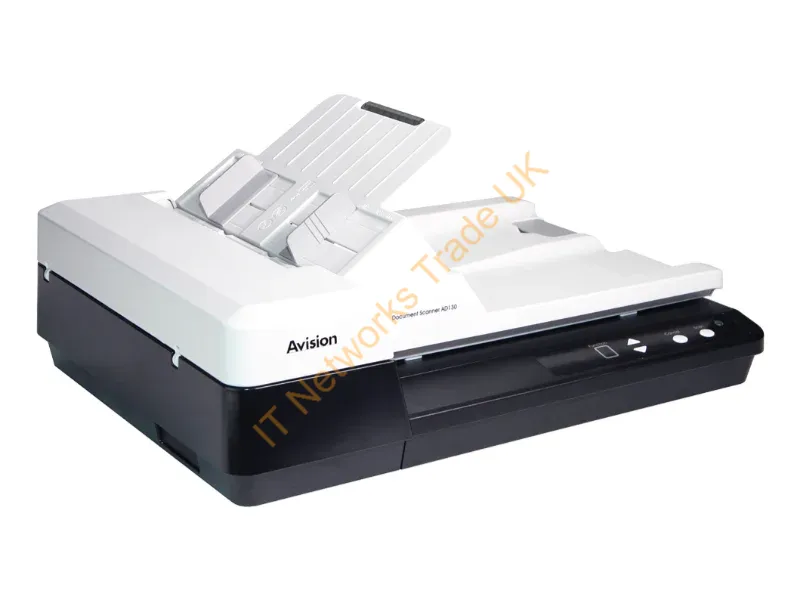 000-0875F-02G - Avision AD130 Flatbed & ADF scanner A4 Black
