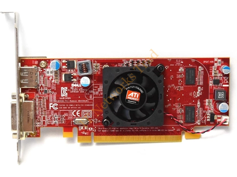 003Y14 Dell 512MB Radeon HD4550 High Profile Video Graphics Card