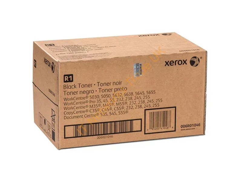 006R01046 - Xerox 006R01046 Toner black, 30K pages @ 6% coverage, Pack qty 2 Accessory