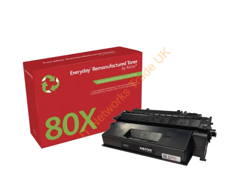 Xerox 006R03027 compatible Toner black, 6.9K pages, Pack qty 1 (replaces HP 80X) Accessory