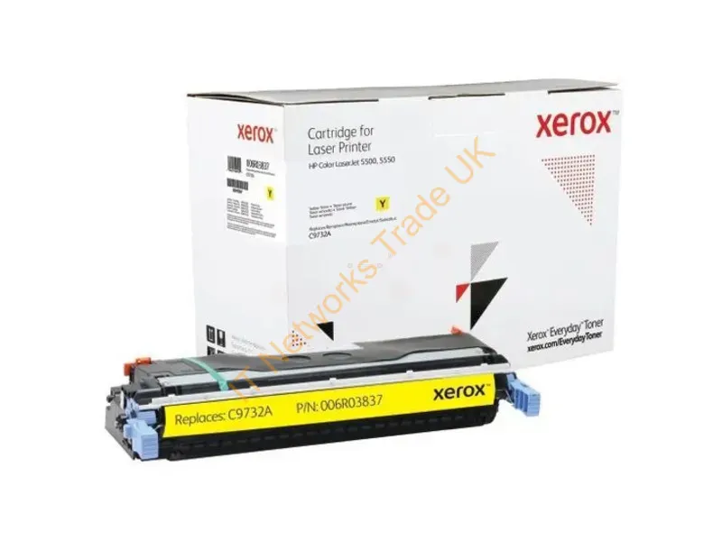 006R03837 - Xerox 006R03837 Toner cartridge yellow, 12K pages/5% (replaces HP 645A/C9732A) for Canon LBP-86