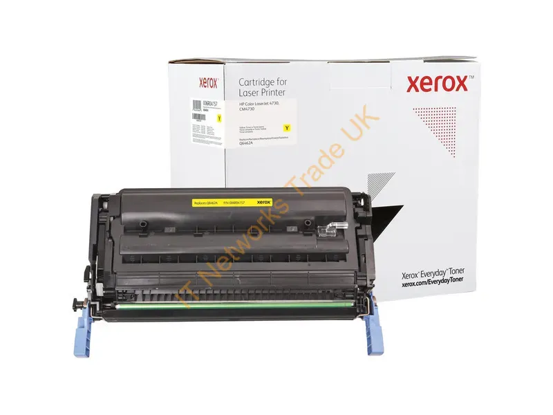 006R04157 - Xerox 006R04157 Toner cartridge yellow, 12K pages (replaces HP 644A/Q6462A) for HP Color LaserJet 4730