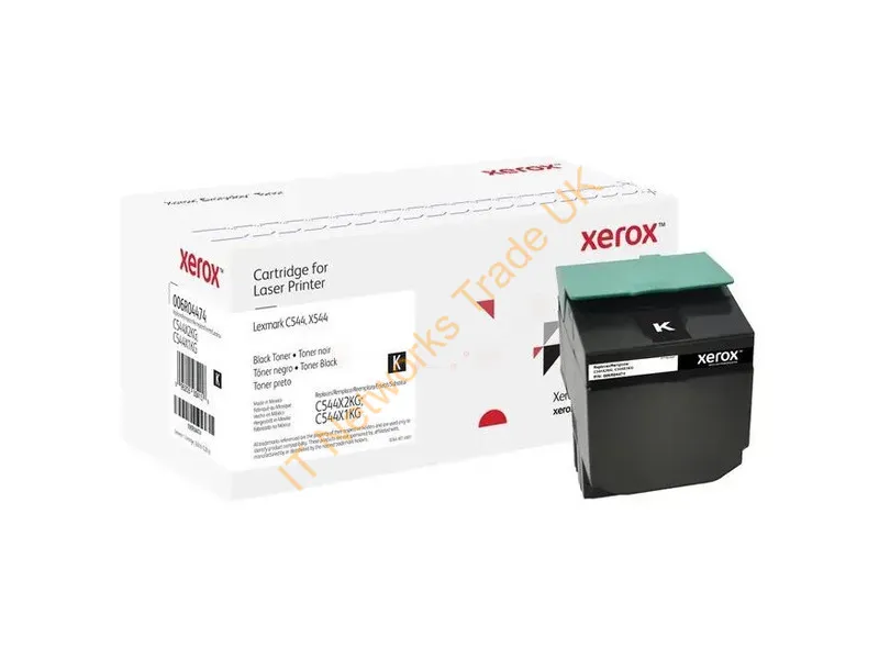 006R04474 - Xerox 006R04474 Toner black, 6K pages (replaces Lexmark C544X1KG C544X2KG) for Lexmark C 544