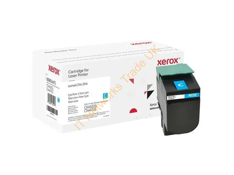 006R04475 - Xerox 006R04475 Toner cyan, 4K pages (replaces Lexmark C544X1CG C544X2CG) for Lexmark C 544/546