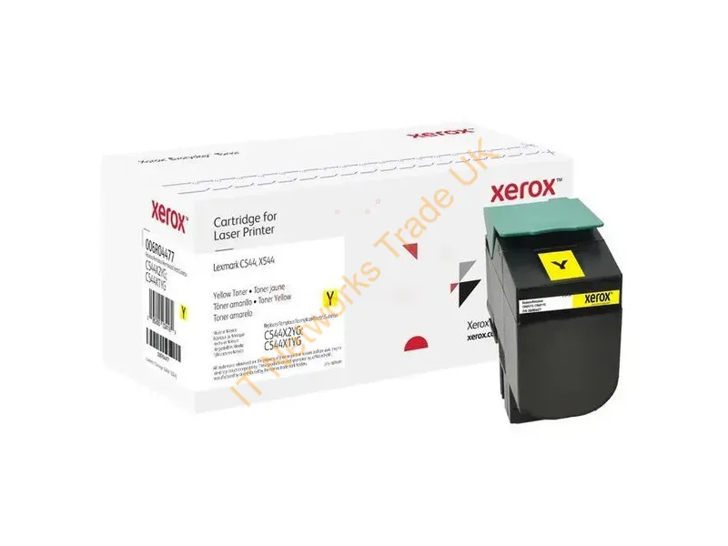 006R04477 - Xerox 006R04477 Toner yellow, 4K pages (replaces Lexmark C544X1YG C544X2YG) for Lexmark C 544/546