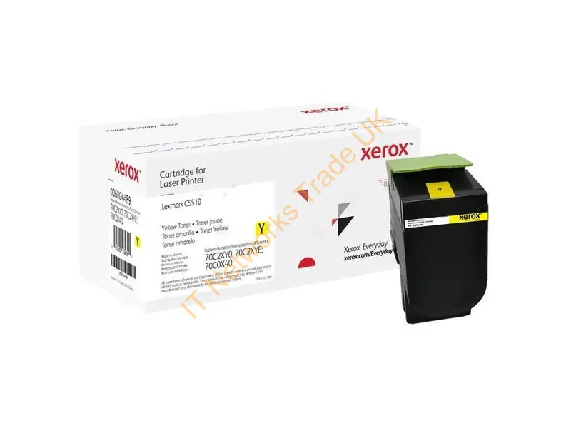 006R04489 - Xerox 006R04489 Toner-kit yellow, 4K pages (replaces Lexmark 702XY) for Lexmark CS 510
