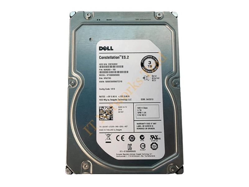 007VDJ Dell 500GB 7200RPM SATA 3GB/s 16MB Cache 2.5-inch Laptop Hard Disk Drive Internal HDD