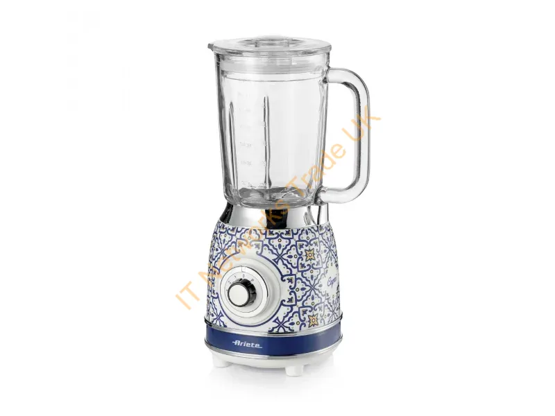 00C05830CAR0 - Ariete 583 Capri blender with 1.5 litre glass jug, 4 stainless steel blades, 4 speeds + pulse,1000 Watt