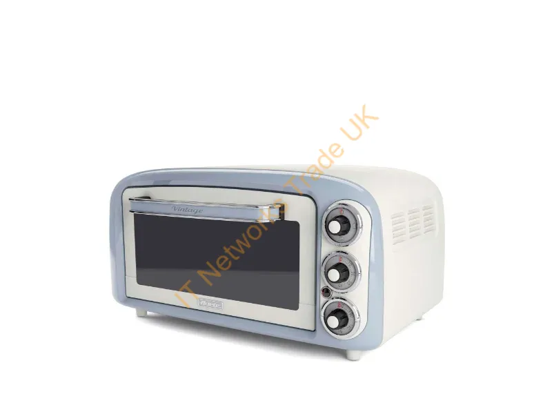 00C097905AR0 - Ariete 979 Design 18 Litre Electric Oven, Suitable for 30 cm Pizza, 1380 W, 3 Cooking Positions, 60 Minute Timer, Stainless Steel, Pastel Blue