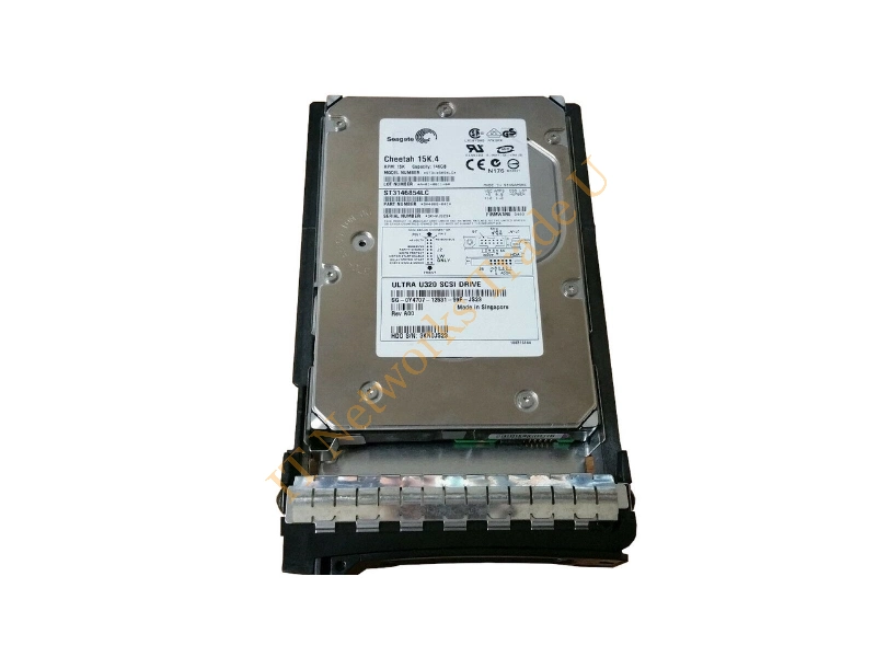 00C959 Dell 146GB 15000RPM Ultra-320 SCSI 80-Pin 3.5-inch Server Hard Disk Drive With Tray Internal HDD