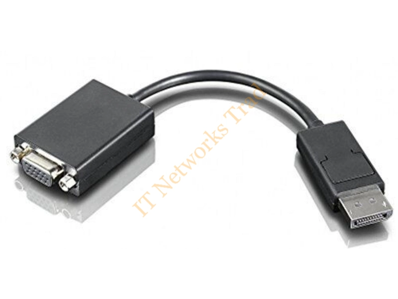00FC274 Lenovo DisplayPort to VGA Dongle for ThinkServer Gen 5 USB Display Adapter