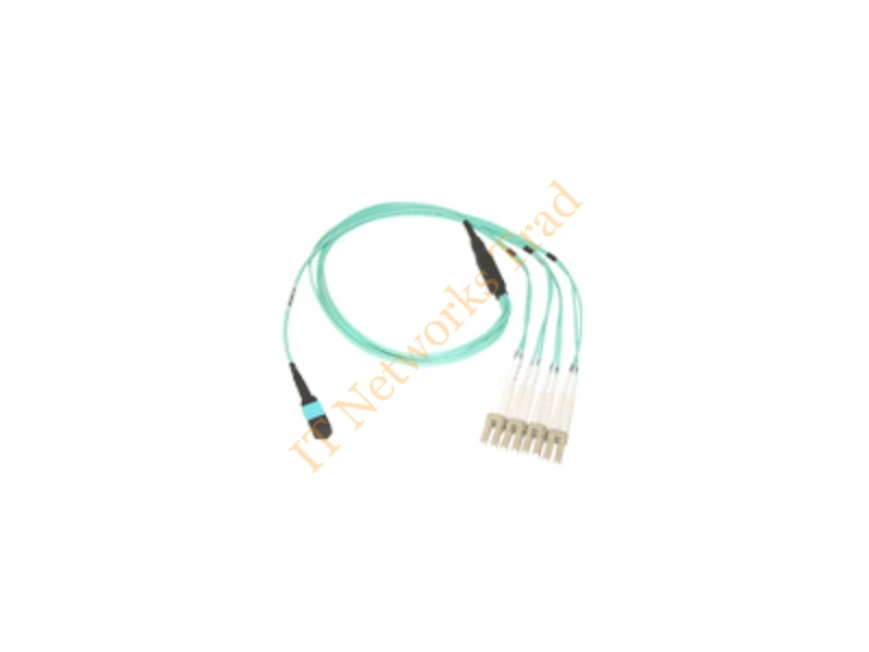 00FM414 IBM 5m MTP-4xLC OM3 MMF Breakout Cable Network Ethernet Cable