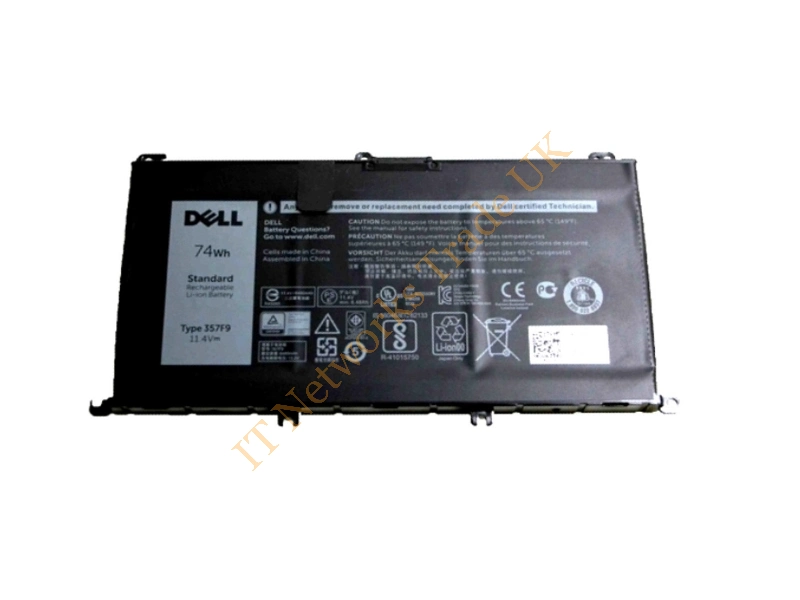 00GFJ6 Dell 6-cell 74WHr Battery for Inspiron 15 7599 Laptop Battery