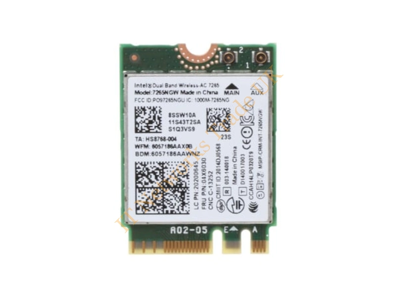 00JT469 Lenovo Intel Dual-Band Wireless AC Card Wireless LAN Card