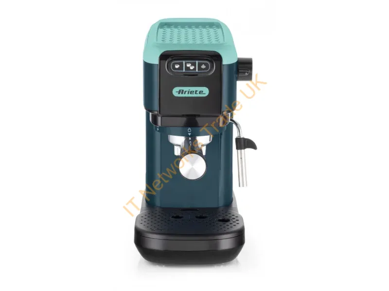 00M139917AR0 - Ariete 1399 Espresso coffee machine, For powder and ESE pods, 1300 W, 1.1L capacity, 15 bar pressure, 1, 2 cups and ESE pod filter, Cappuccino, Green