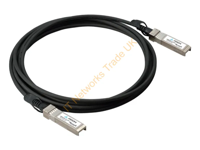 00VX114-AX - Axiom 00Vx114-Ax Infiniband/Fibre Optic Cable 118.1" (3 M) Sfp+ Active Dac Black