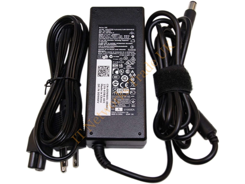 00W6KV Dell 90-Watts 19.5V 19.5V / 4.62A AC Adapter Power Adapter