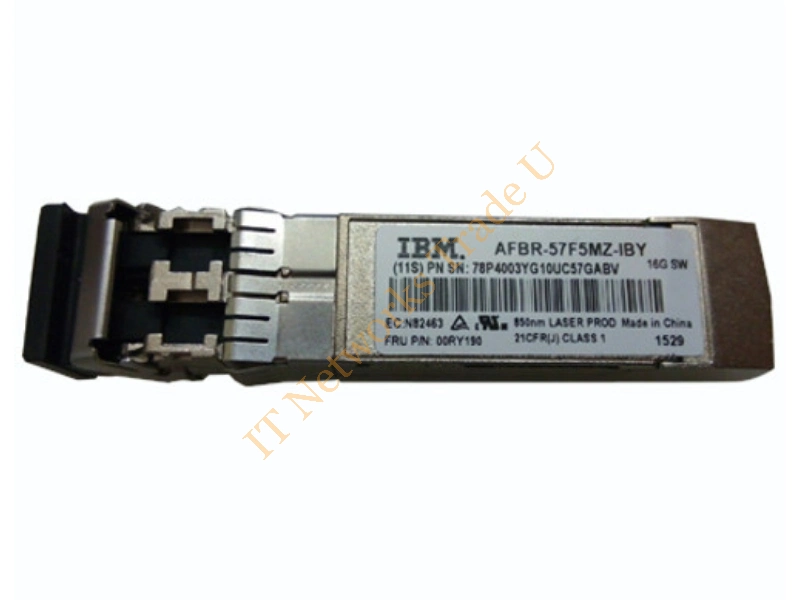 00WC093 IBM 14.025Gbps Shortwave Multi-mode Fiber 100m 850nm Duplex LC Connector SFP+ Transceiver Module