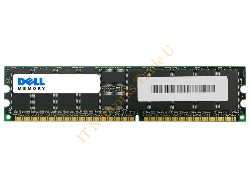 00X772 Dell 256MB DDR-266MHz PC2100 ECC Registered CL2.5 184-Pin DIMM Memory Module Server Memory