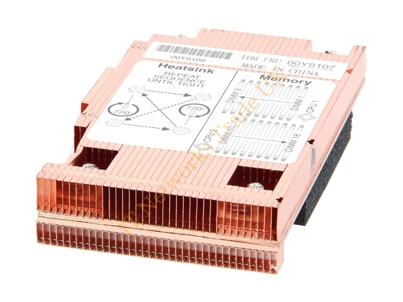 00Y8109 IBM Server Heatsink Rear Processor Assembly