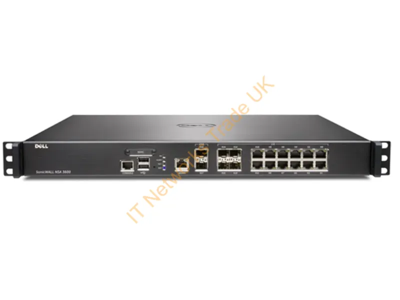01-SSC-3850 SonicWall 12-Port Gigabit Ethernet Firewall Edition Security Appliance for NSA 3600 Rack-Mountable Networking Accessory