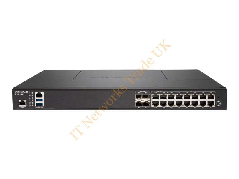 01-SSC-4274 SonicWall 8-Port Gigabit Ethernet Firewall Edition Security Appliance for NSA 2600 Rack-Mountable Networking Accessory