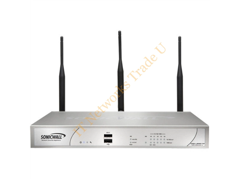 01-SSC-9755 SonicWall 5-Port Manageable Gigabit Ethernet Firewall Security Appliance for NSA 250M Network And Security Firewall