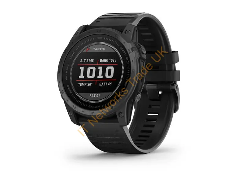010-02704-01 - Garmin tactix 7 3.56 cm (1.4") MIP 51 mm Digital 280 x 280 pixels Touchscreen Black Wi-Fi GPS (satellite)