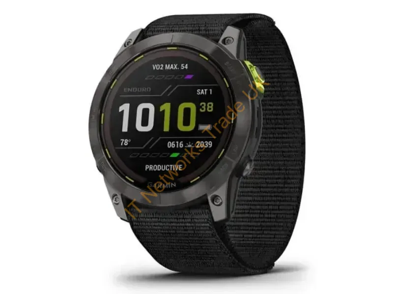 010-02754-01 - Garmin Enduro 2 3.56 cm (1.4") MIP 35 mm Digital 280 x 280 pixels Touchscreen Grey Wi-Fi GPS (satellite)