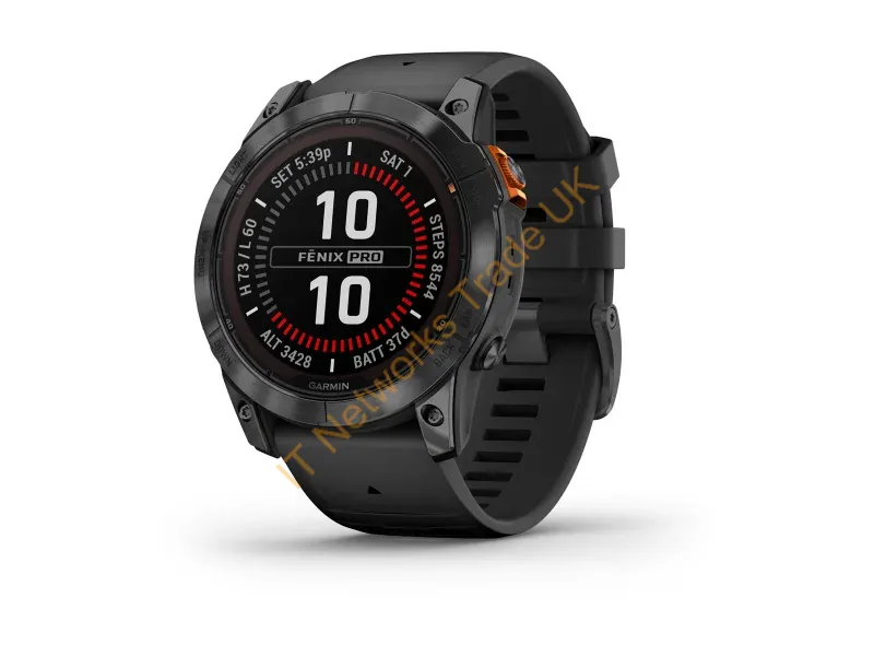 010-02778-01 - Garmin f?nix 7X Pro 3.56 cm (1.4") MIP 51 mm Digital 280 x 280 pixels Touchscreen Grey Wi-Fi GPS (satellite)