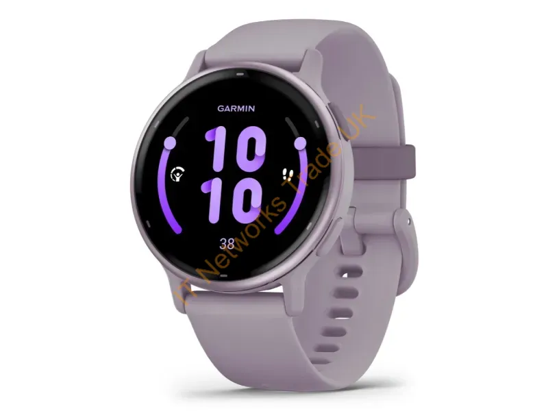 010-02862-13 - Garmin Vivoactive 5 3.05 cm (1.2") AMOLED Digital 390 x 390 pixels Touchscreen Violet Wi-Fi GPS (satellite)