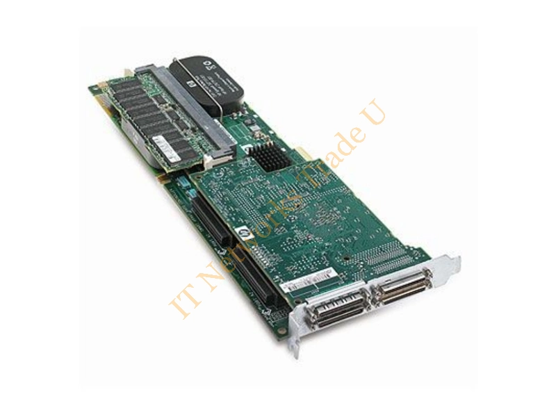 011783-001 HP Smart Array 6402 Dual Channel PCI-X 133MHz Ultra320 RAID Controller Card with 128MB Battery Backed Write Cache Storage