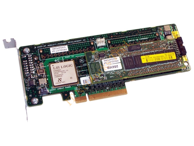 012760-002 HP Smart Array P400 PCI-Express 8-Channel Serial Attached SCSI / SAS RAID Controller Card with 256MB Battery Backed Write Cache
