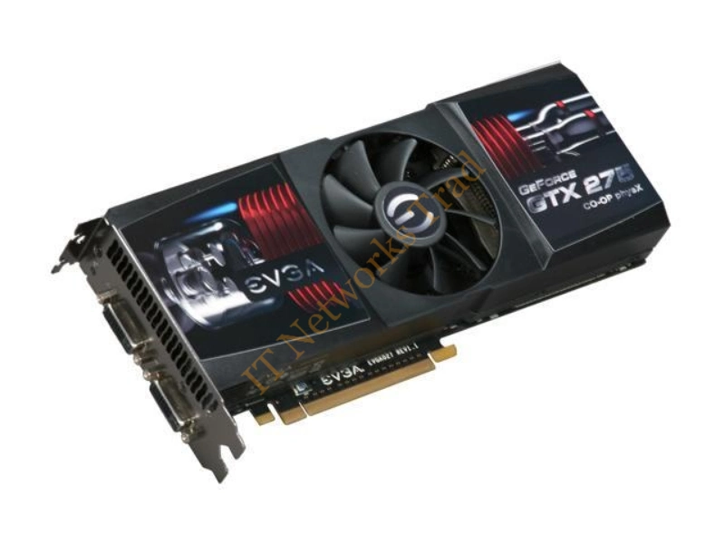 012P31178TR EVGA -GeForce GTX 275 CO-OP PhysX Edition 1.2GB DDR3 448+192-Bit Dual DVI PCI Express 2.0 x16 Video Graphics Card