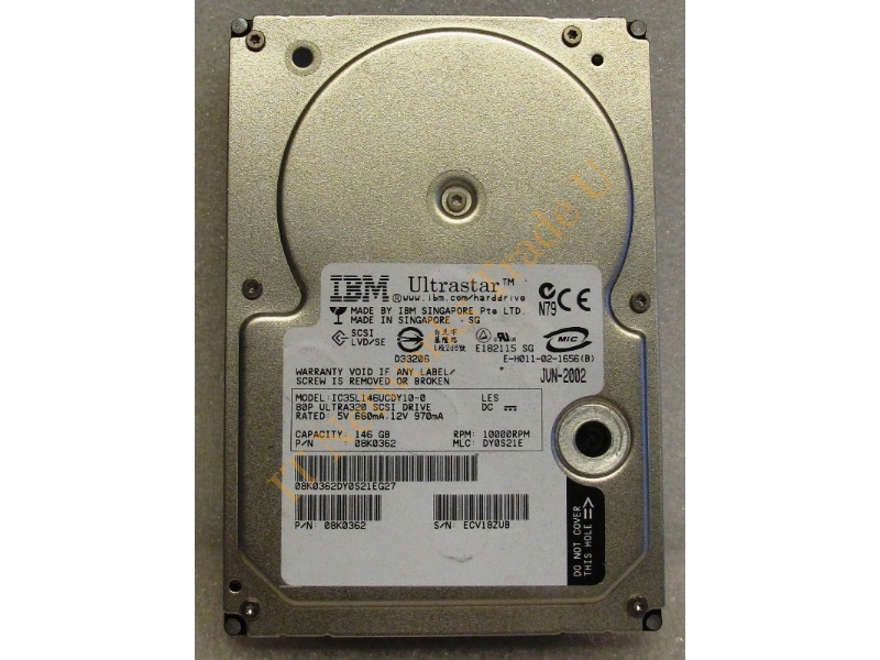 013-1656-001C DEC 9.1GB 7200RPM Ultra SCSI 3.5-inch Server Hard Drive Internal HDD