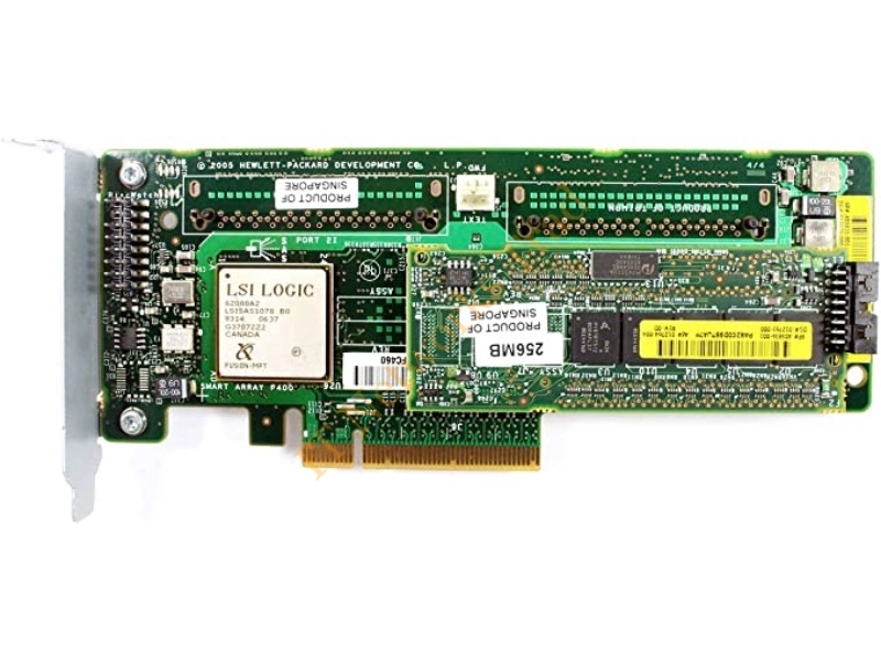 013160-001 HP Smart Array P400 PCI-Express 8-Channel Serial Attached SCSI (SAS) RAID Controller Card with 256MB BBWC (Battery Backed Write Cache)
