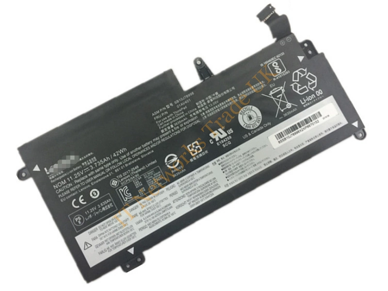 01AV401 Lenovo 3-Cell 11.4V 3685mah 42Wh Lithium-Ion Battery for ThinkPad 13 Chromebook Laptop Battery