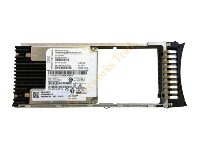 01EJ937 IBM 3.84TB Multi-Level Cell SAS 12Gb/s Read Intensive 2.5-inch Solid State Drive for Storwize V5000 SSD Storage