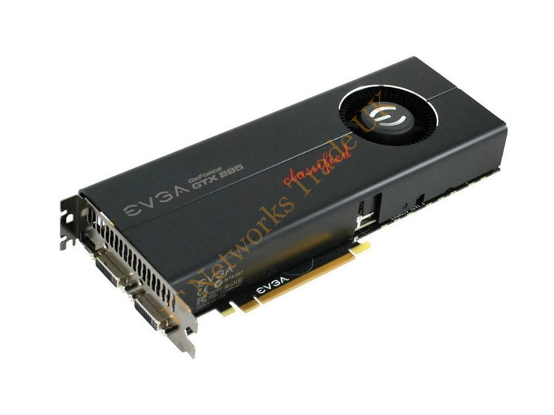 01G-P3-1190-K1 EVGA -GeForce GTX 285 Classified 1GB 512-Bit DDR3 PCI Express 2.0 x16 Dual DVI/ Evbot Video Graphics Card