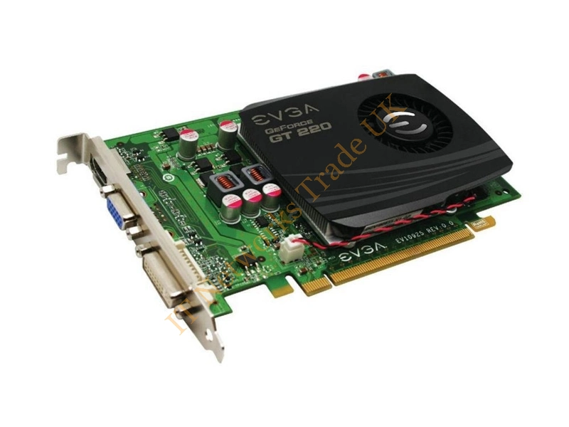 01G-P3-1227-A1 EVGA -GeForce GT 220 SuperClocked 1GB 128-Bit DDR3 PCI Express 2.0 x16 DVI/ VGA/ HDMI Video Graphics Card