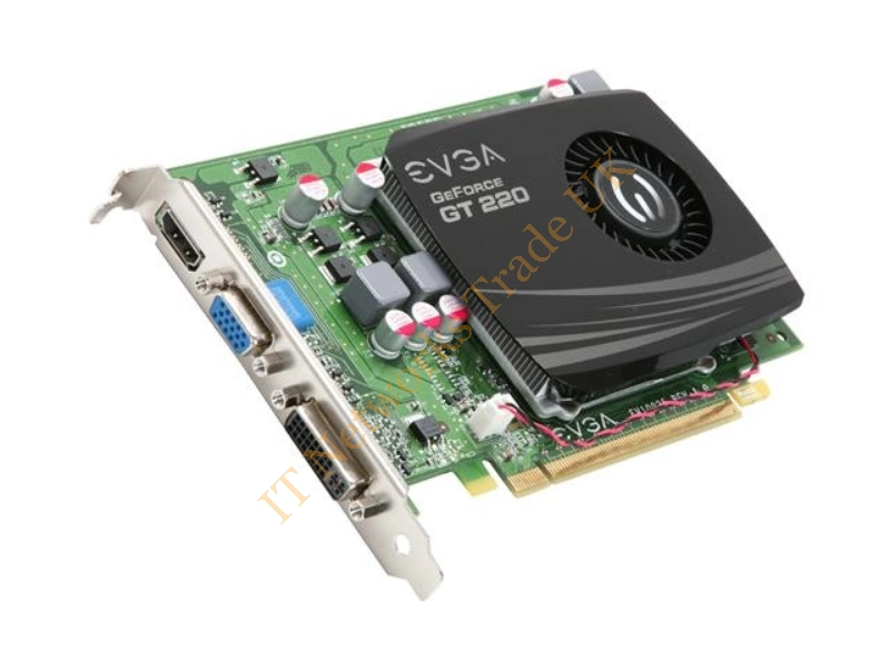 01G-P3-1227-B1 EVGA -GeForce GT 220 SuperClocked 1GB 128-Bit DDR3 PCI Express 2.0 x16 DVI/ VGA/ HDMI Video Graphics Card