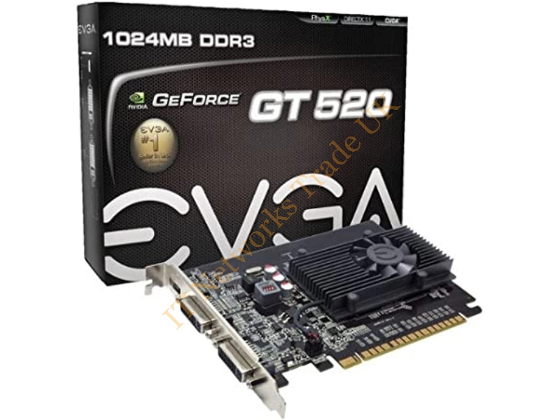01G-P3-1526-KT EVGA -GeForce GT 520 1GB 64-Bit DDR3 PCI Express 2.0 x16 Dual DVI/ mini-HDMI Support Video Graphics Card