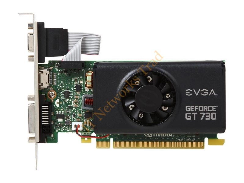 01G-P3-3731-LA EVGA -GeForce GT 730 1GB 64-Bit GDDR5 PCI Express 2.0 DVI-D/ HDMI Low Profile Video Graphics Card