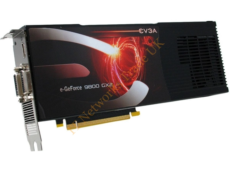 01G-P3-N891-A1 EVGA -e-GeForce 9800 GX2 1GB GDDR3 512-Bit PCI-Express 2.0 x16 Dual DVI Video Graphic Card