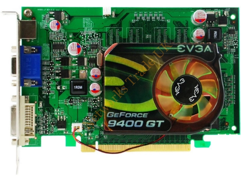 01G-P3-N945-TX EVGA -GeForce 9400 GT 1GB GDDR2 128-Bit HDCP Ready SLI Support PCI Express 2.0 x16 Video Graphics Card