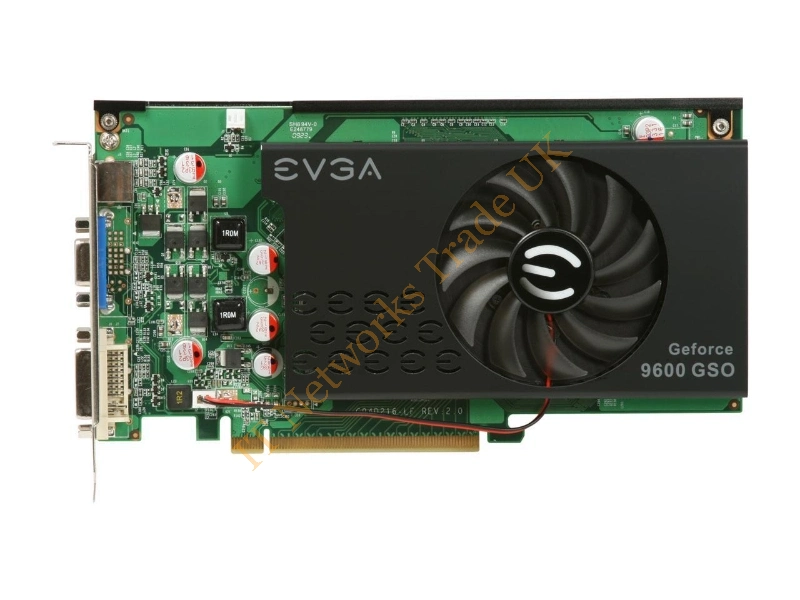 01G-P3-N964-LX EVGA -GeForce 9600 GSO 1GB DDR2 128-Bit HDCP Ready PCI Express 2.0 x16 Video Graphics Card