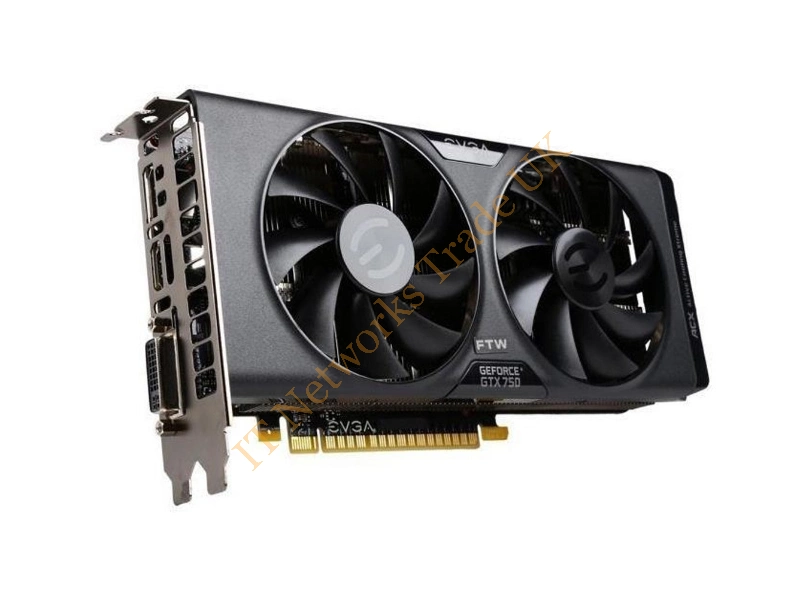 01G-P4-2757-KR EVGA -nVidia GeForce GTX 750 FTW 1GB GDDR5 PCI Express DVI/ HDMI/ DisplayPort Video Graphics Card