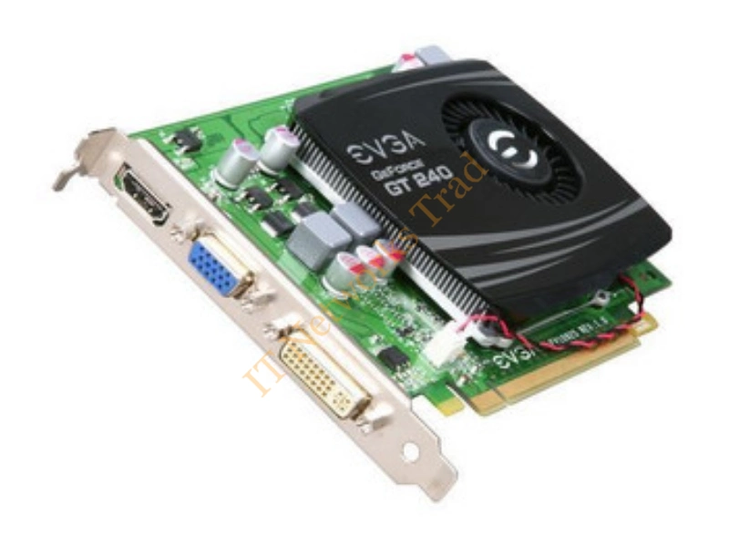 01GP31236LR EVGA -GeForce GT240 1GB DDR3 128-Bit DVI VGA HDMI PCI Express 2.0 x16 Video Graphics Card